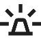 Symbol einer Notrufleuchte