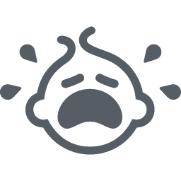 Symbol eines Baby-Gesichts
